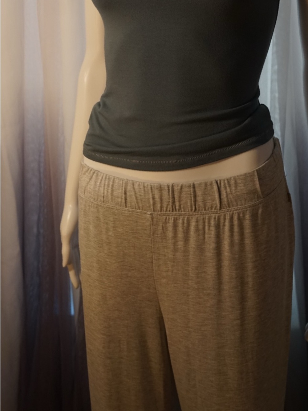 SKIMS Sleep Knit Lounge Pants Heather  Size M NWT